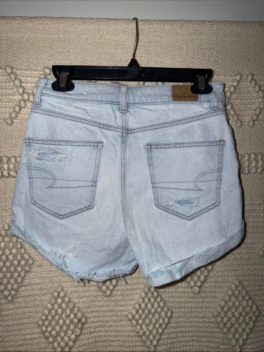 American Eagle Outfitters Light wash Mom Short